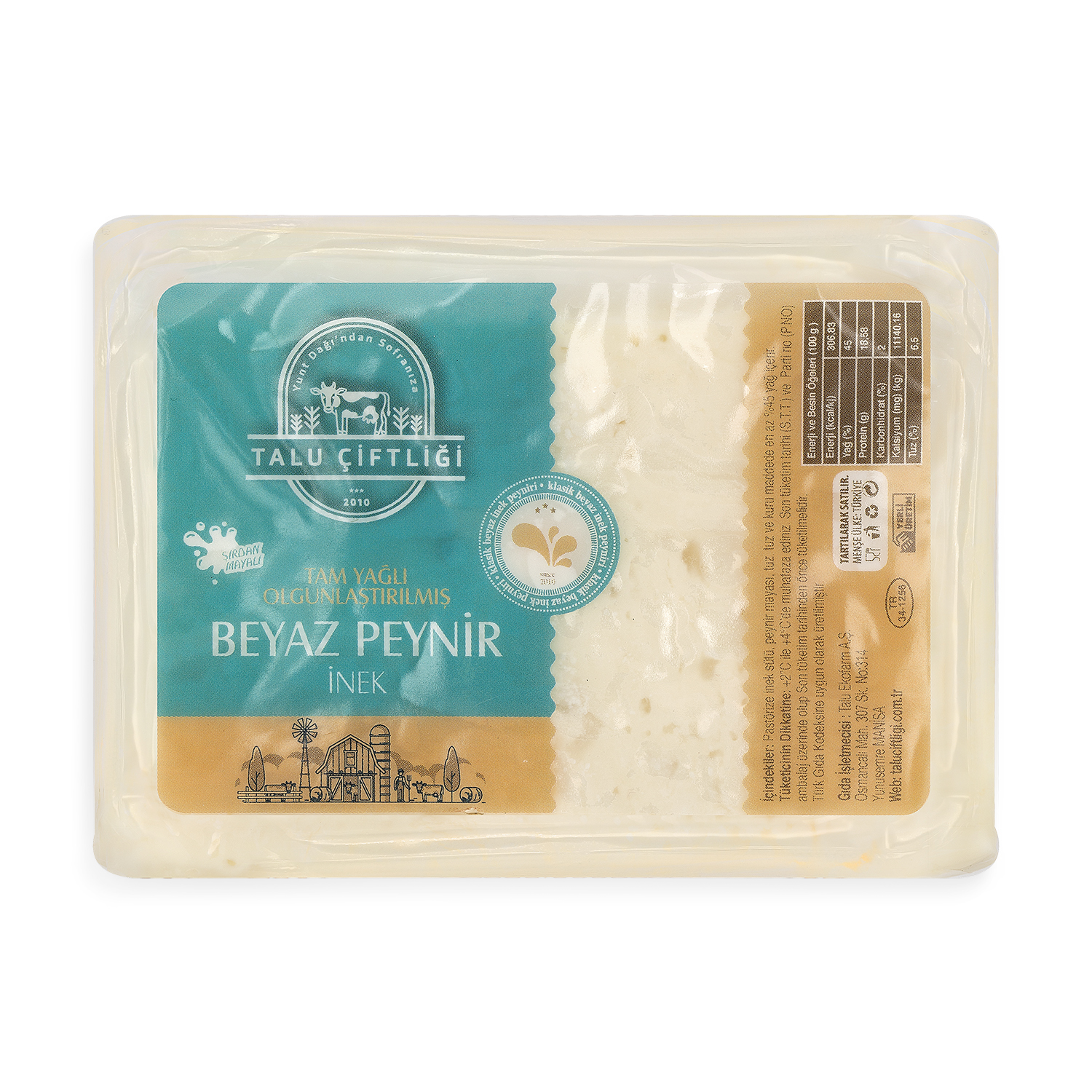 Talu İnek Beyaz Peyniri 500 gr