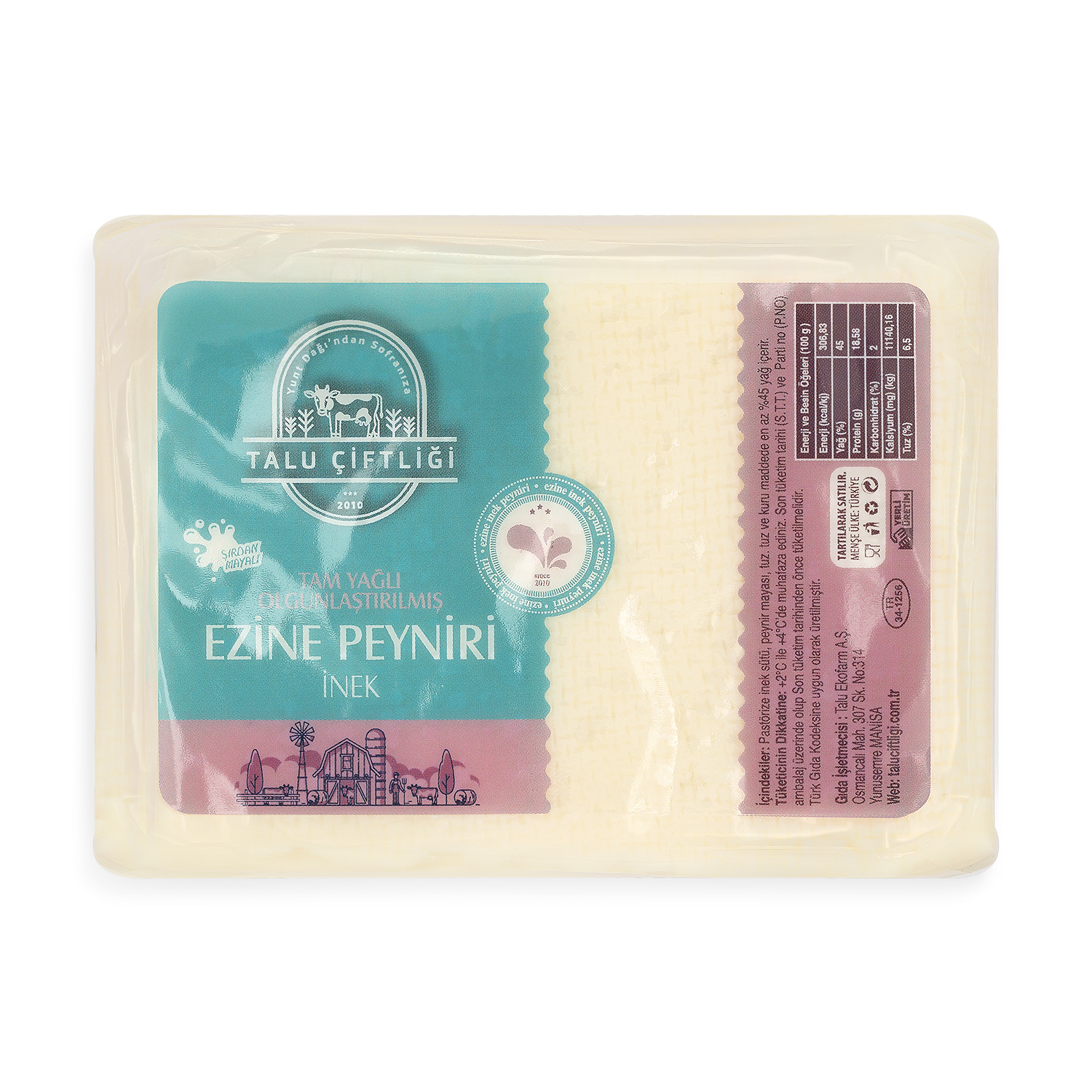Talu İnek Ezine Peyniri 500 gr